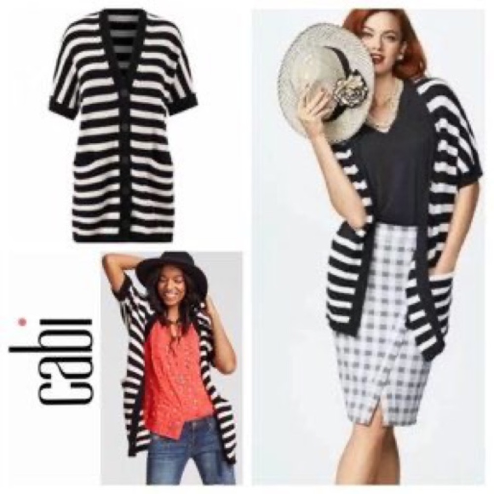 CAbi Whistle Cotton Cardigan (S)